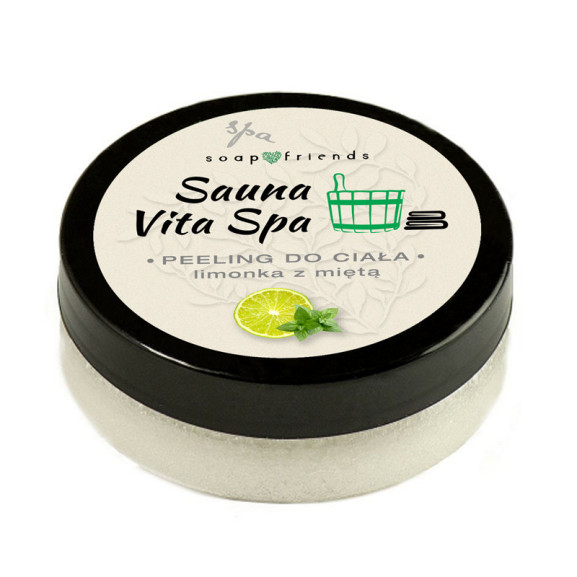 Peeling solny Sauna Vita Spa Limonka z Miętą 50ml