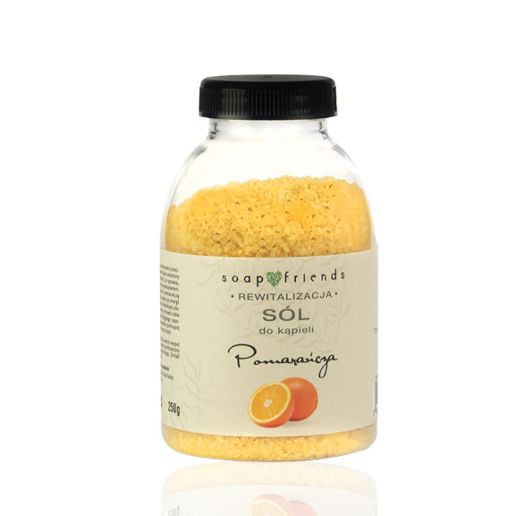 Sól do kąpieli drobnoziarnista Pomarańcza 250 g