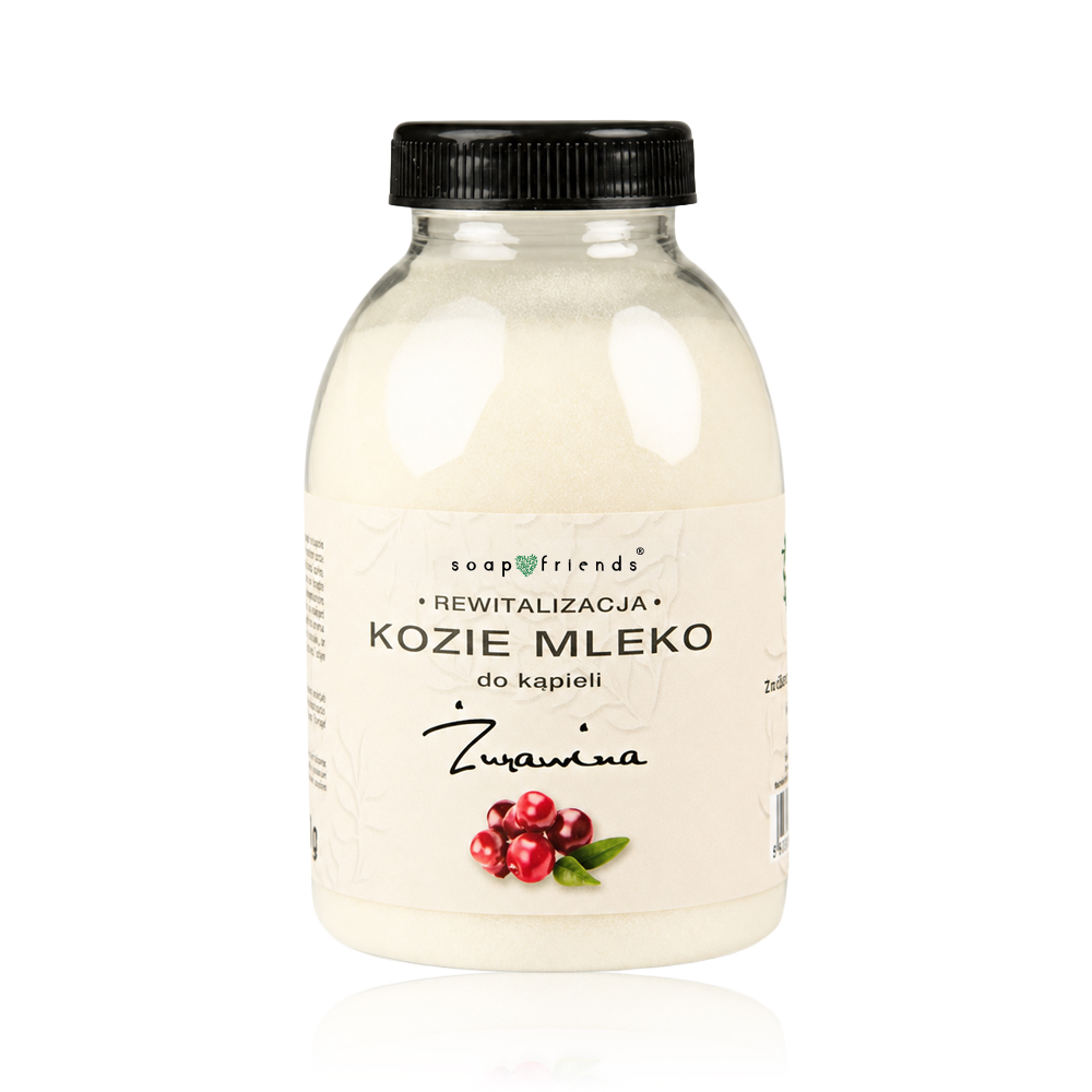 Kozie mleko do kąpieli Żurawina 250g